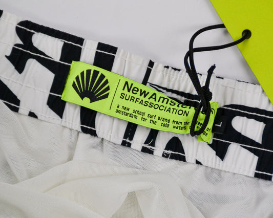 New Amsterdam Surf Association - Swim Shorts - White - size: L