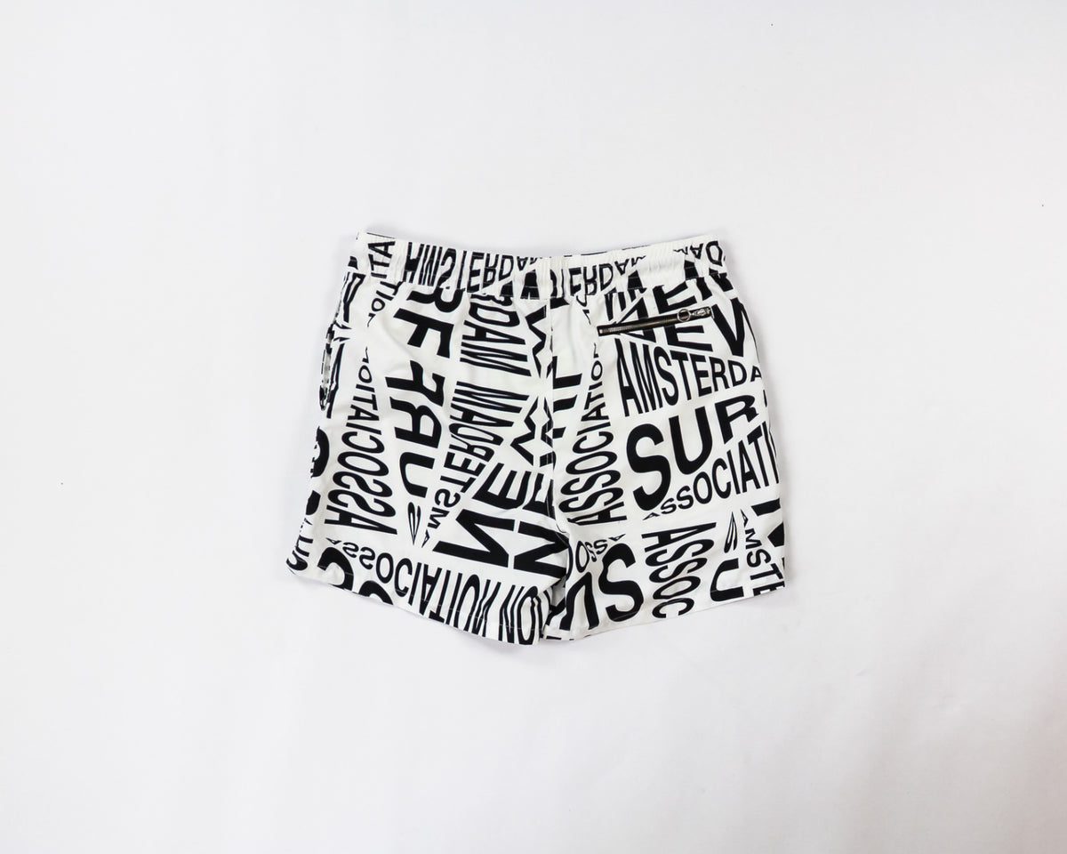 New Amsterdam Surf Association - Swim Shorts - White - size: L