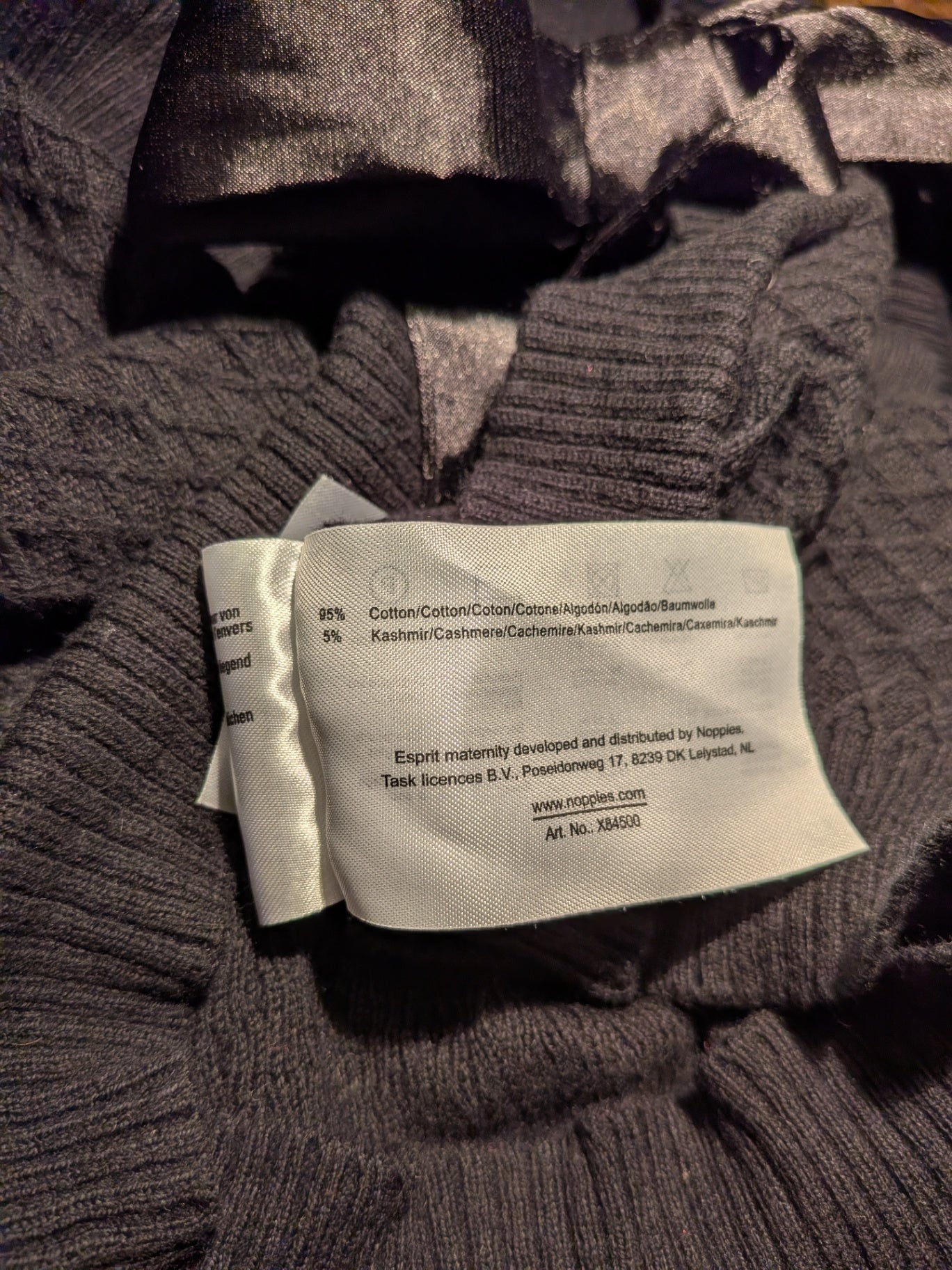 Esprit Maternity Cardigan M Black