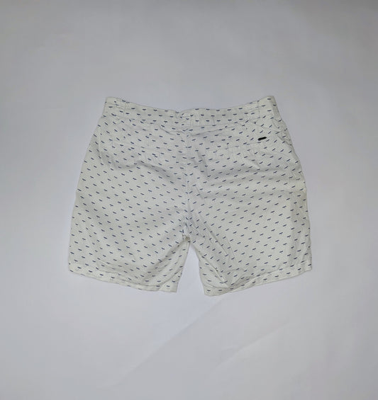 Esprit Shorts 38 White with navy blue pattern