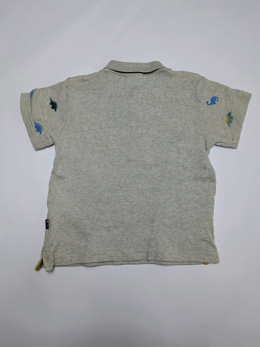 JoJo Maman Bébé Polo Shirt 4-5 Gray