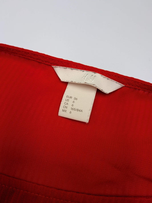 H&M Shirt Red 36