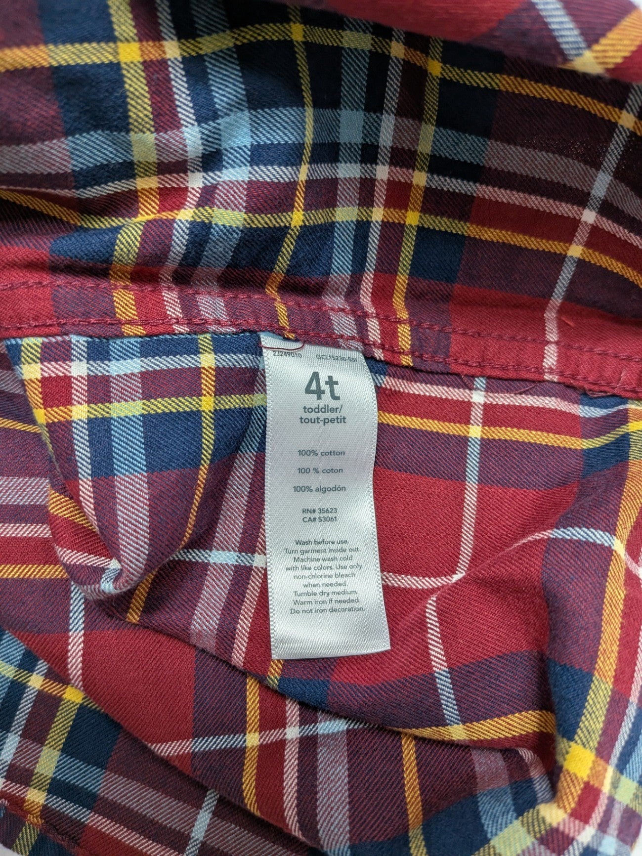 Carter's Shirt 4 Red