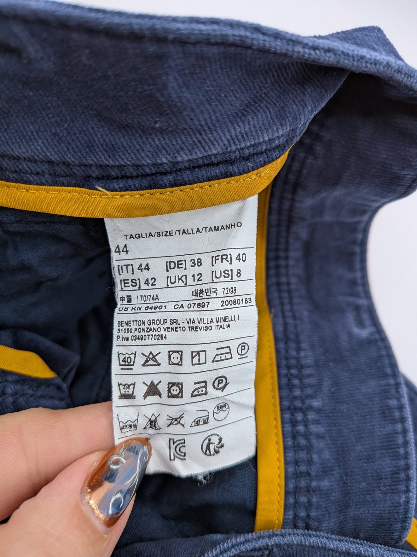 United Colors of Benetton Jeans 40 Dark Blue