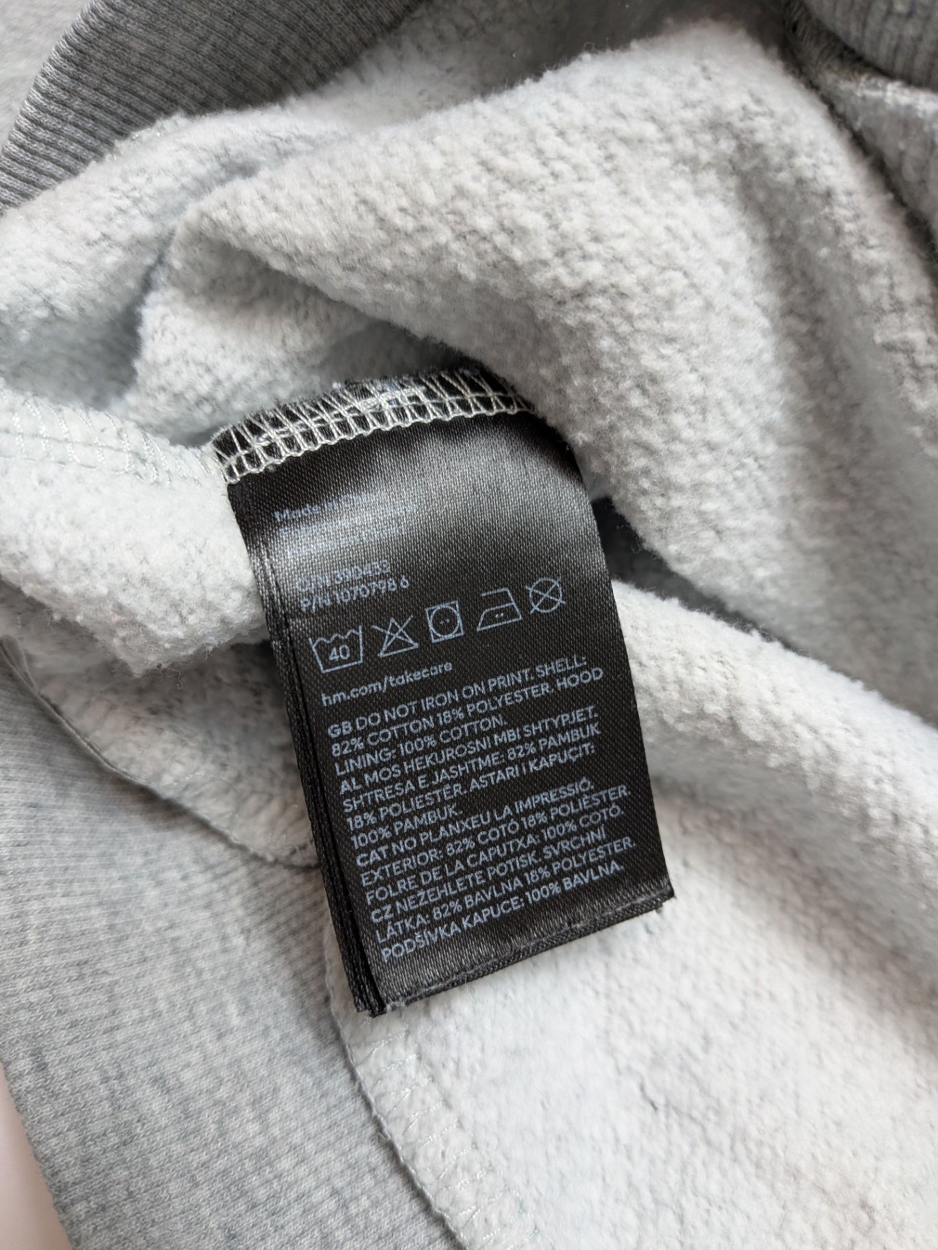 H&M Hoodie 122-128 Grey