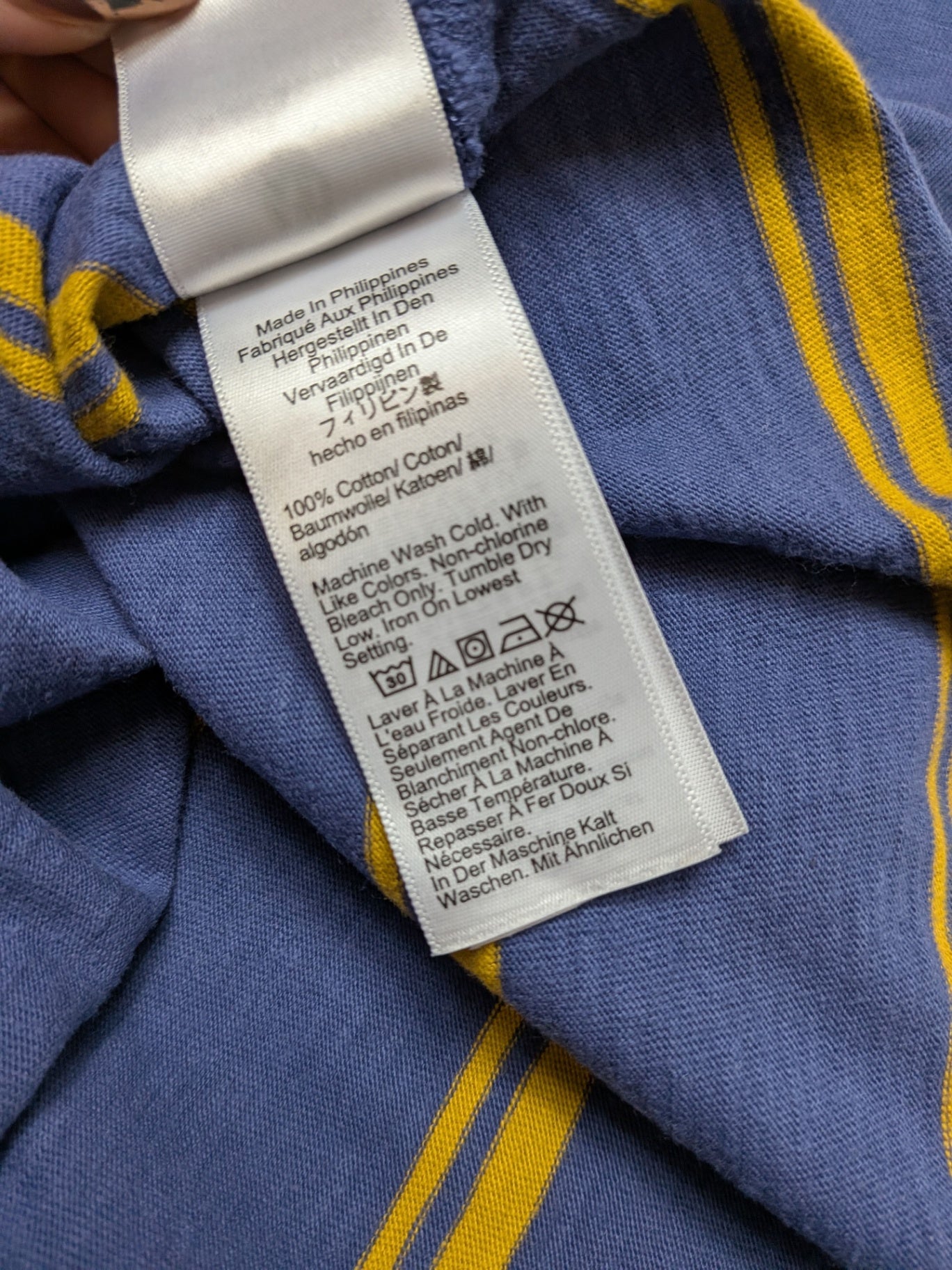 Crewcuts Long Sleeve T-Shirt S Blue and Yellow