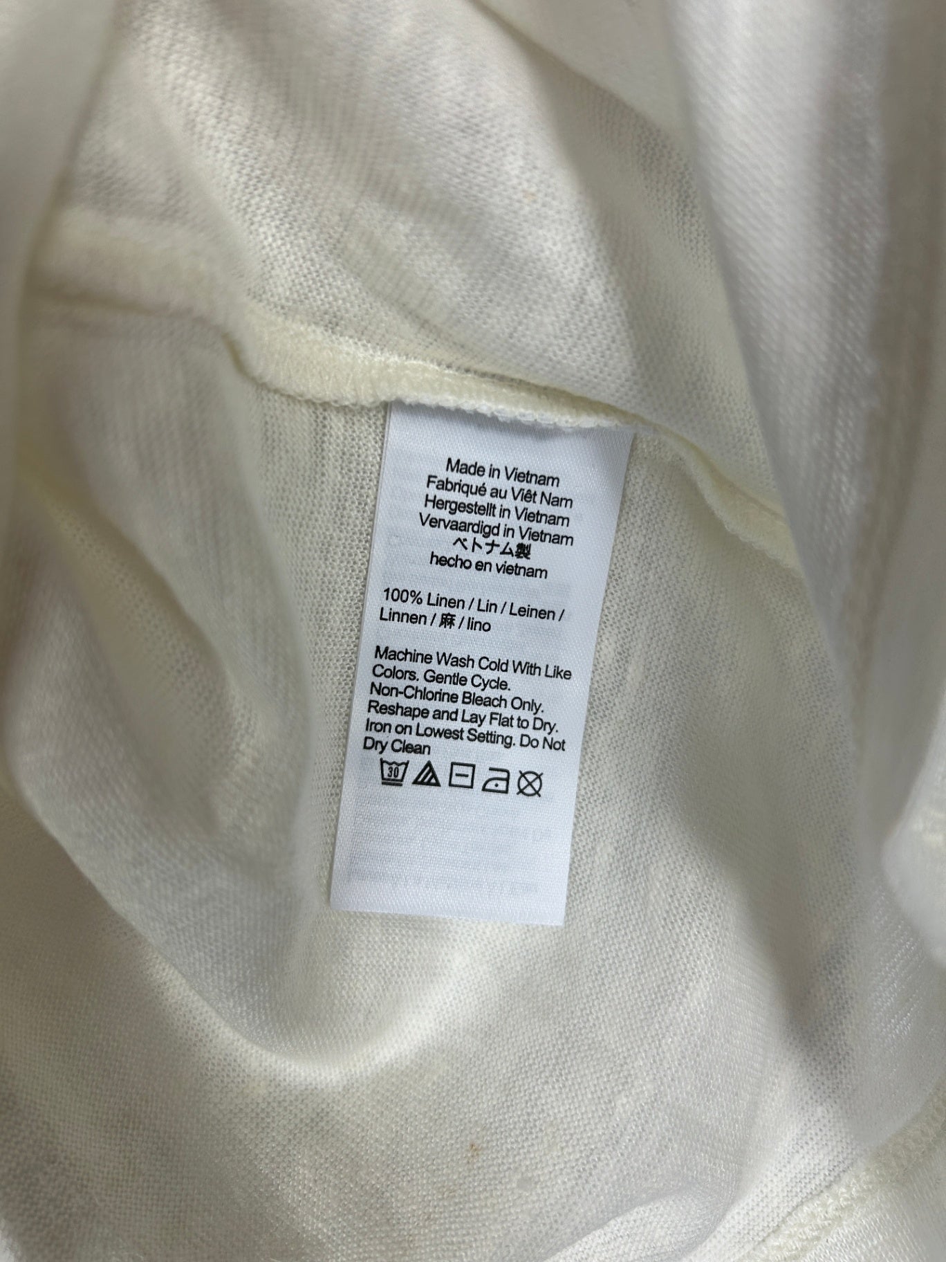 J. Crew T-Shirt M Cream/Beige