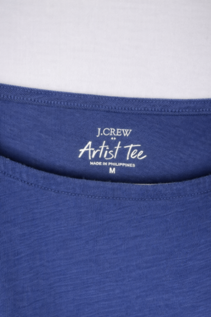 J. Crew Long Sleeve T-Shirt M Navy Blue