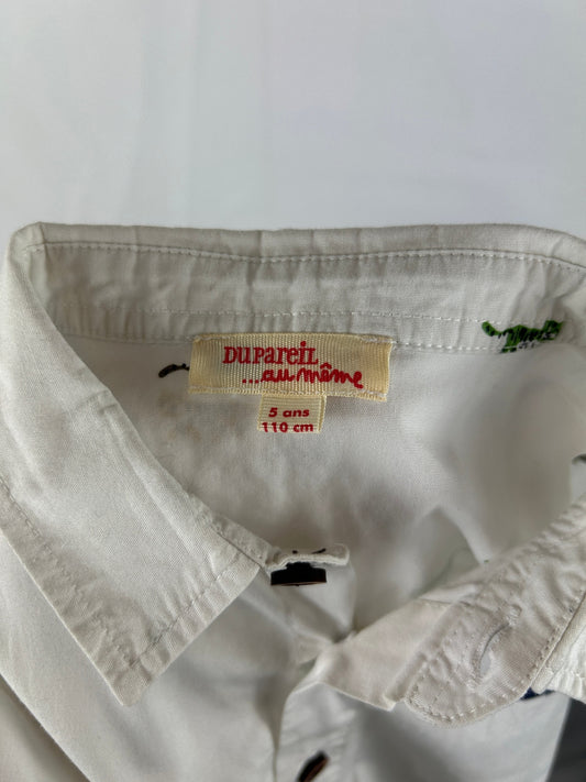 Du Pareil au Même Shirt 110 White