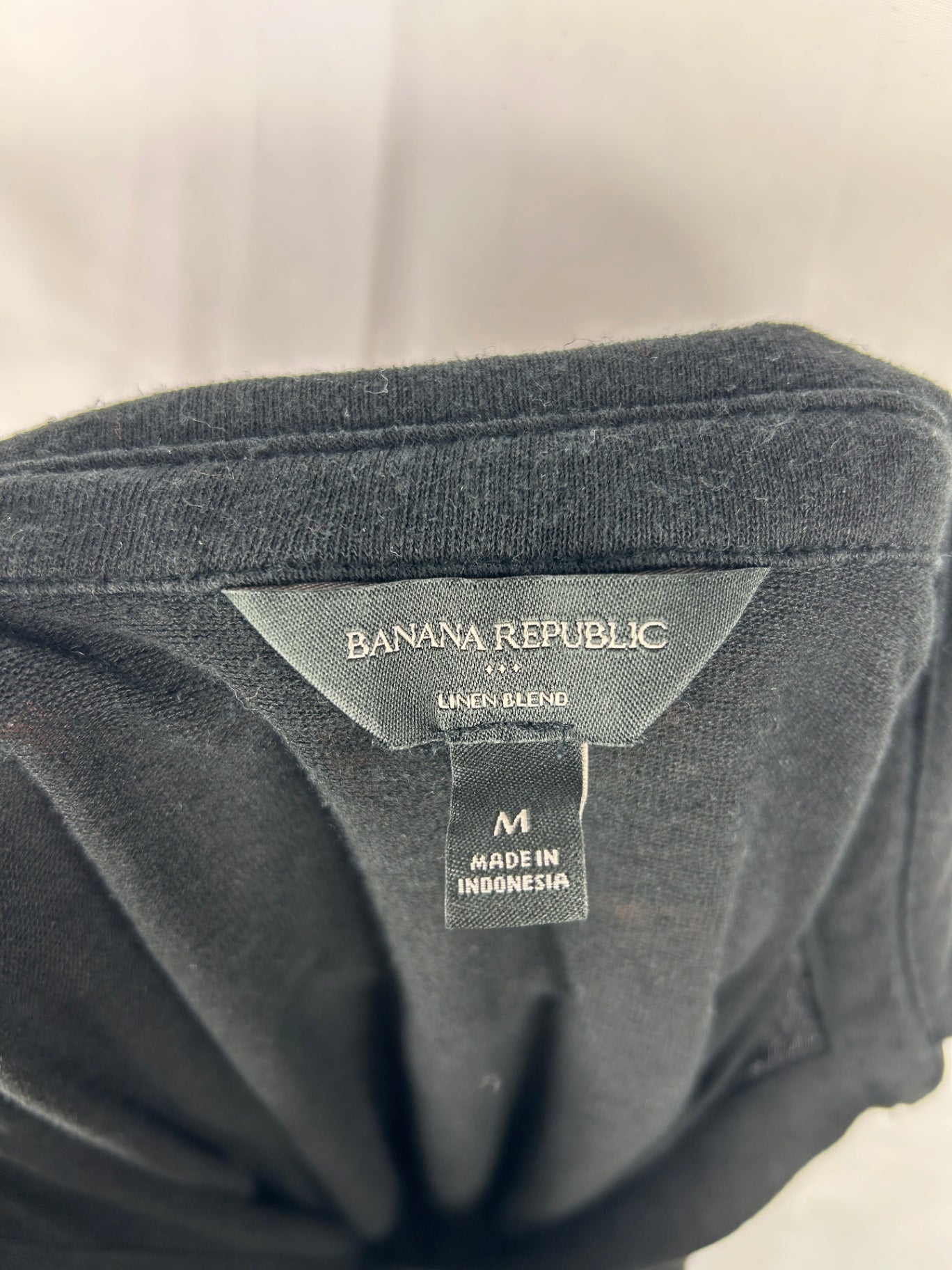 Banana Republic Polo Shirt M Black