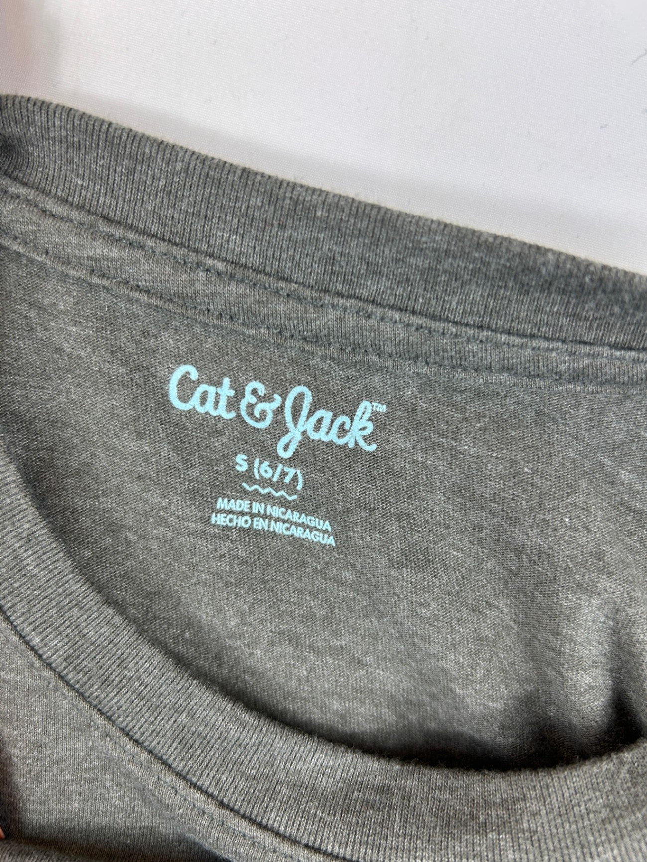 Cat & Jack T-Shirt 6-7 Dark Gray