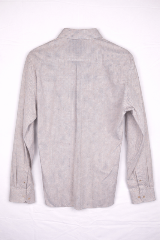 Eterna Shirt 42 White with black and red dots