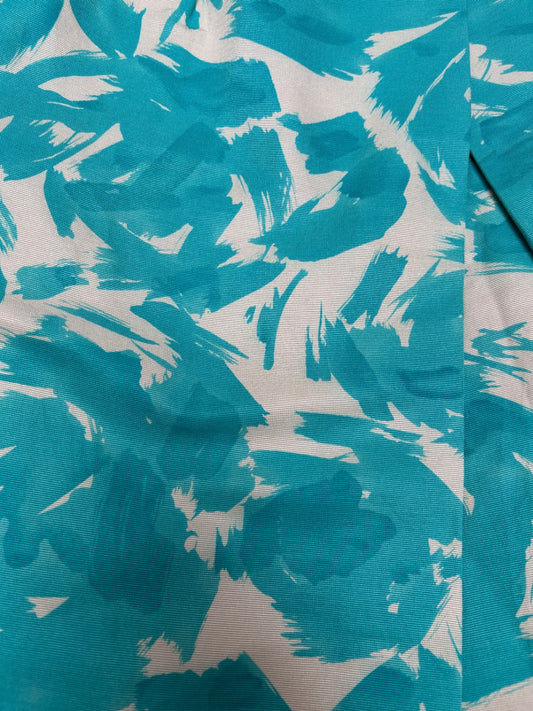 L.K. Bennett Skirt 36 Turquoise and beige