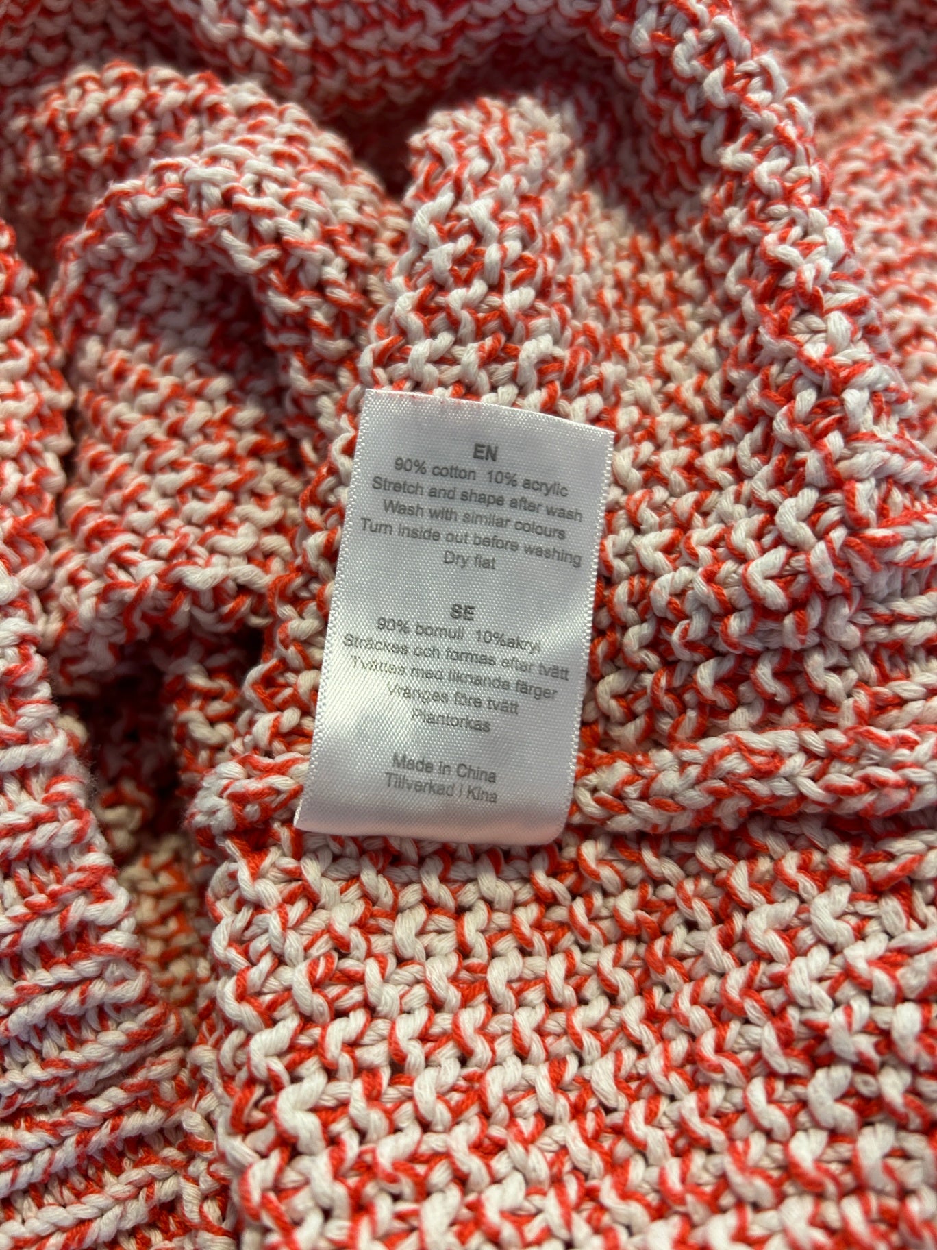 dobber Sweater Small Red and white