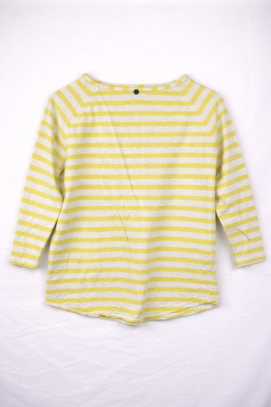 Rich & Royal Tank Top M - Medium Yellow and White