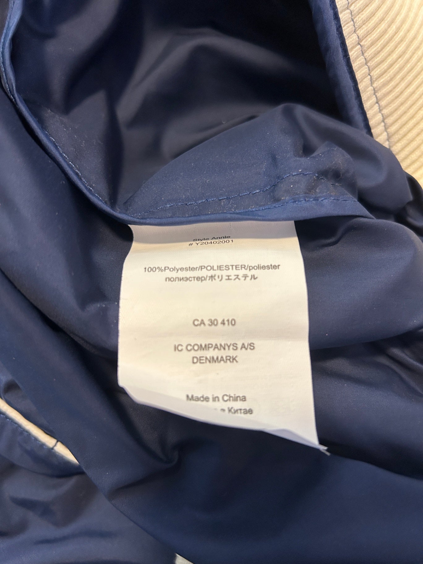 Cottonfield Jacket Navy blue