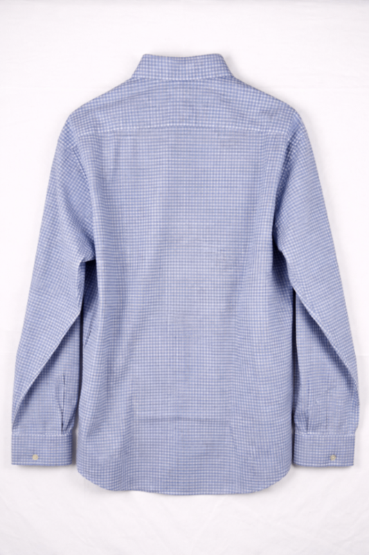 Tommy Hilfiger Shirt 42 16 1/2 Blue and white checkered