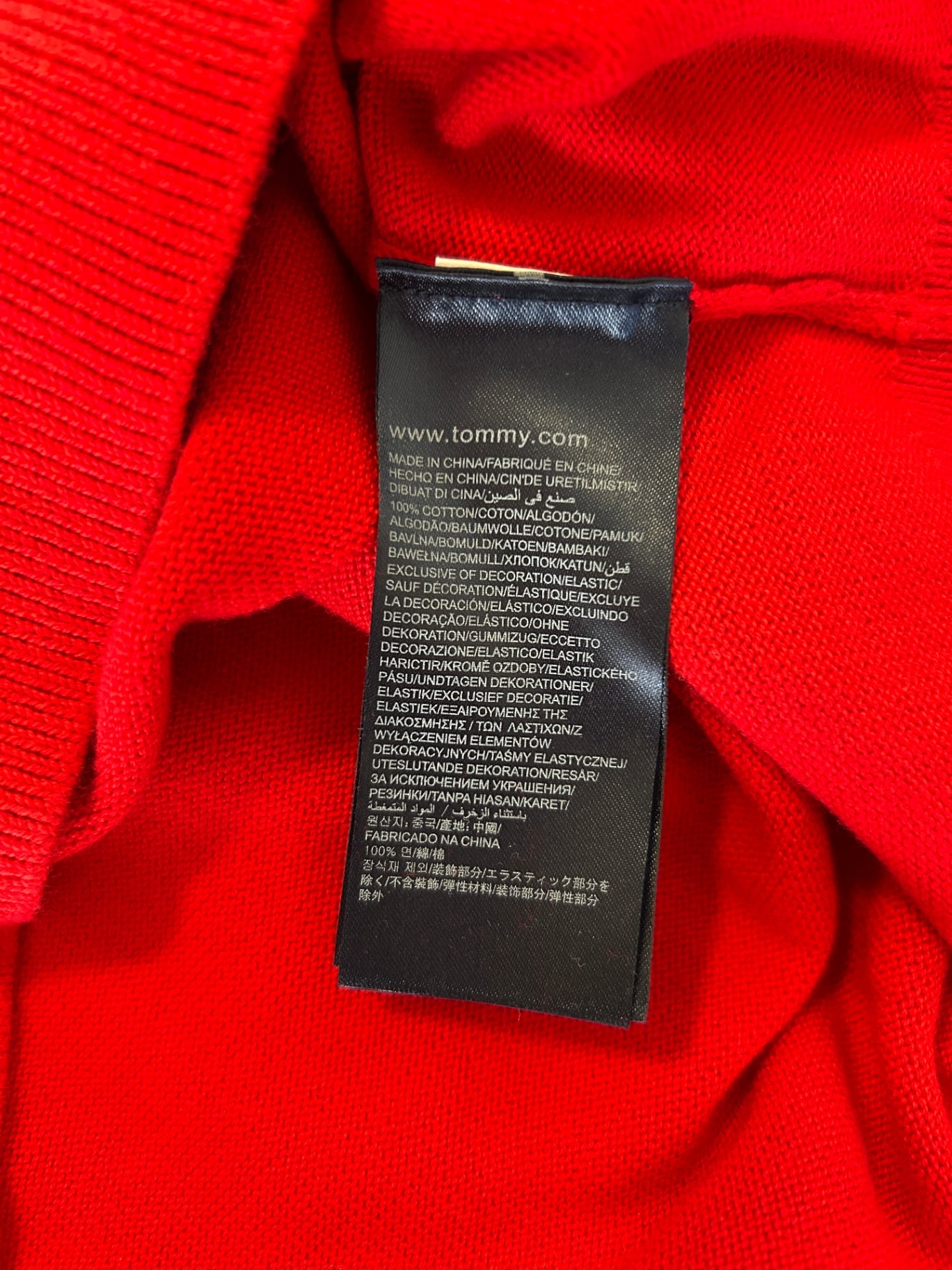 Tommy Hilfiger Sweater XL Red