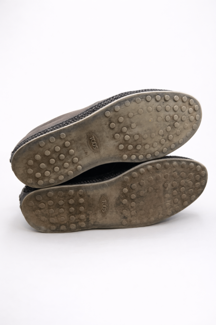 Tod's Shoes 6.5 Blue Grey