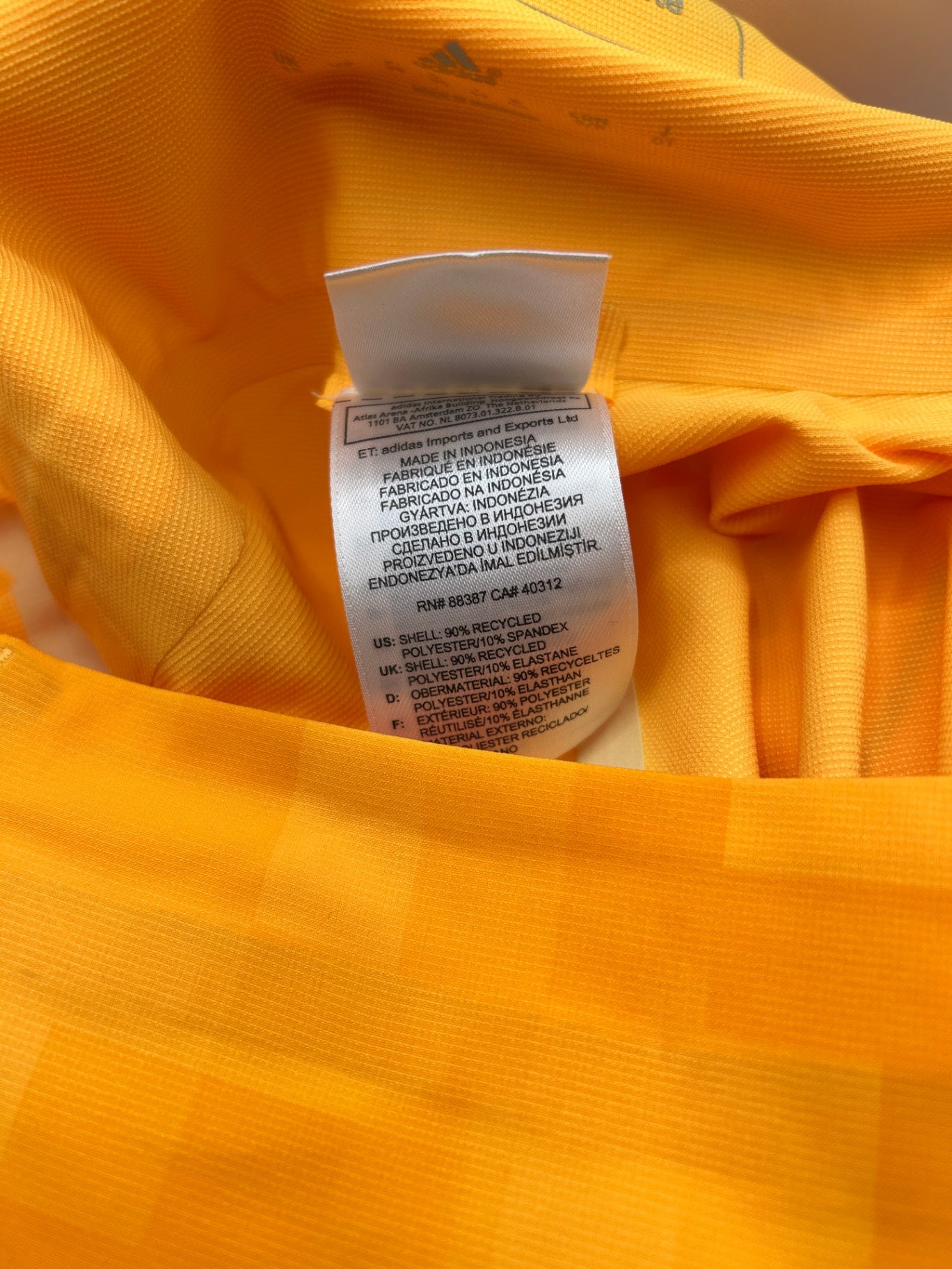 Adidas Shorts S Orange
