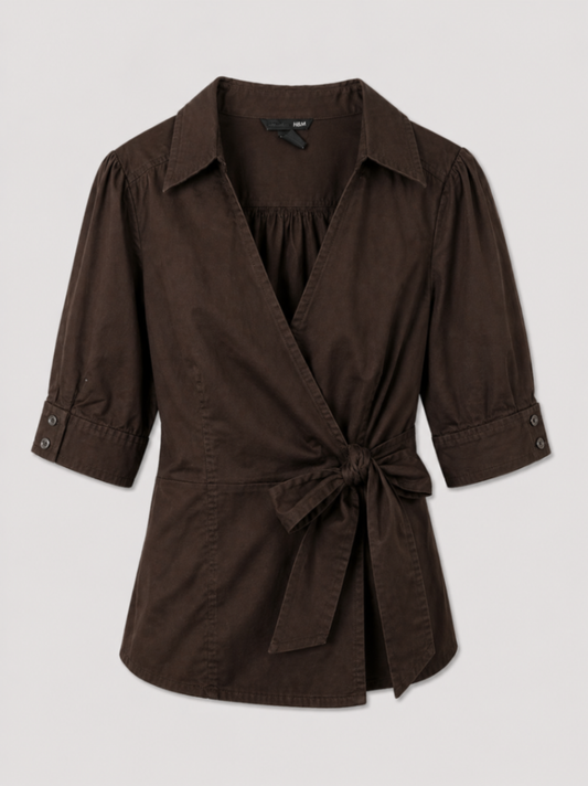 H&M Blouse 44 Brown