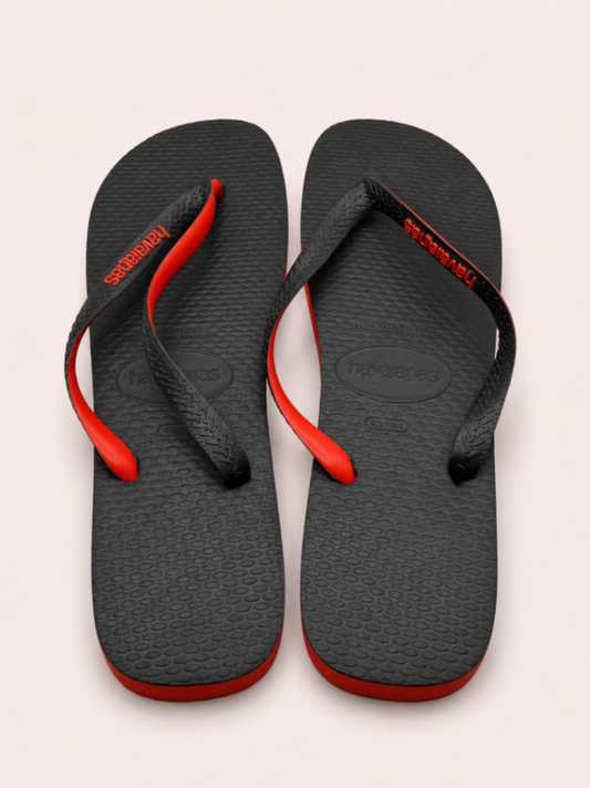 Havaianas Flip Flops Black and Red