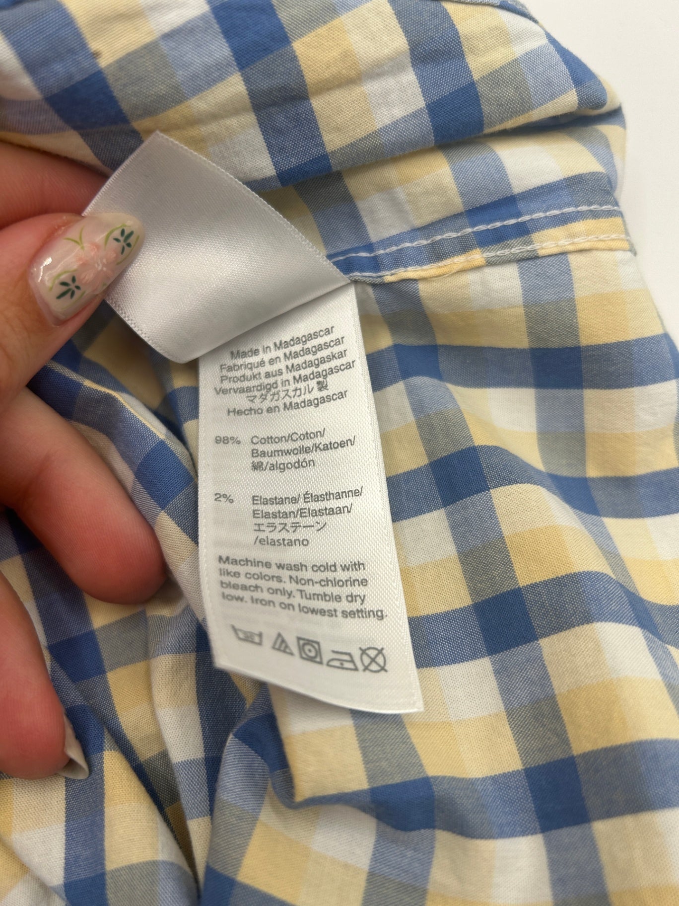 crewcuts checkered shirt 4-5