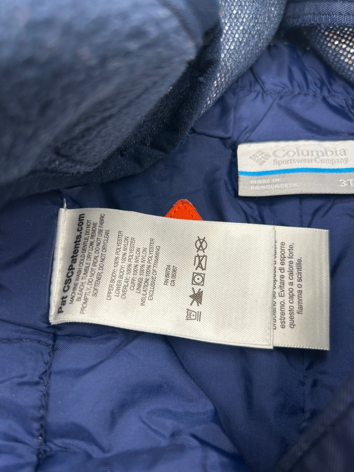 Columbia Snowsuit 3T Navy Blue