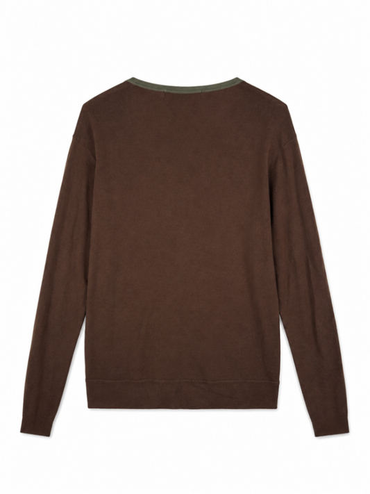 HANS UBBINK Cardigan L Brown