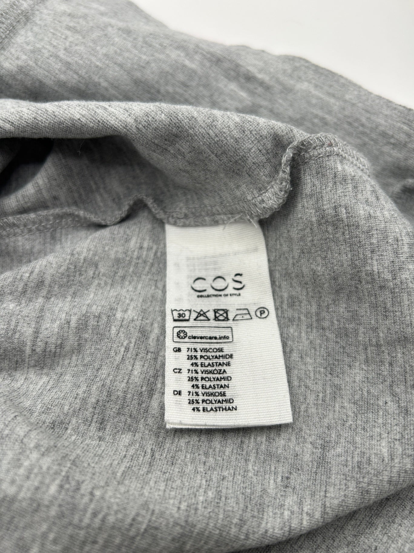 COS Long Sleeve Shirt Gray S