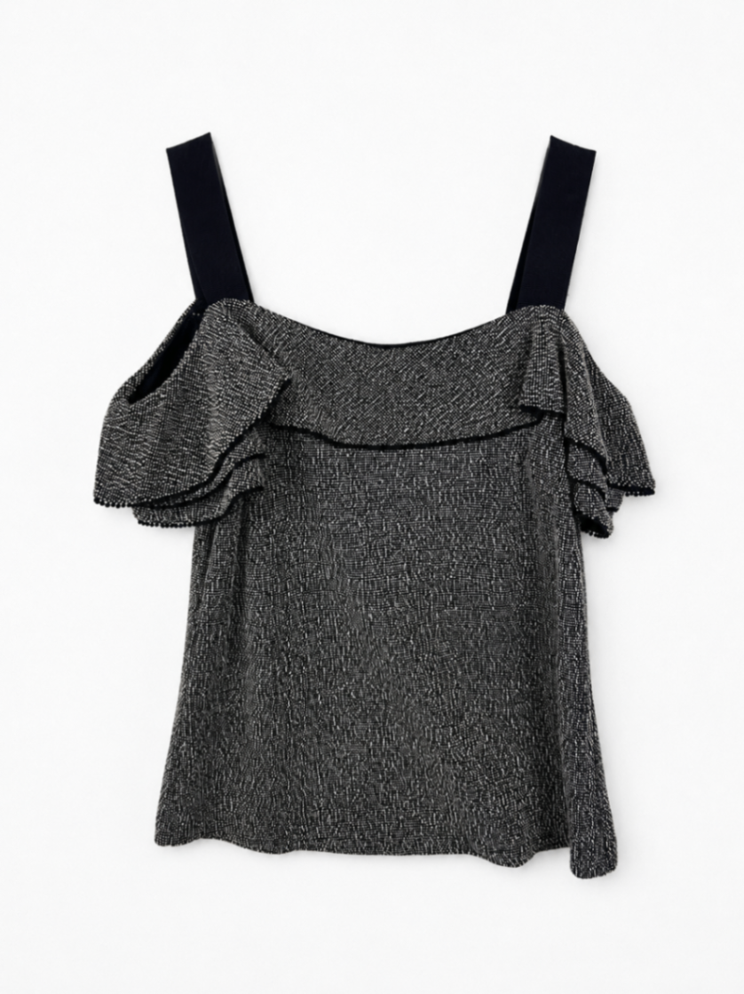 Banana Republic Tank Top Black and white M
