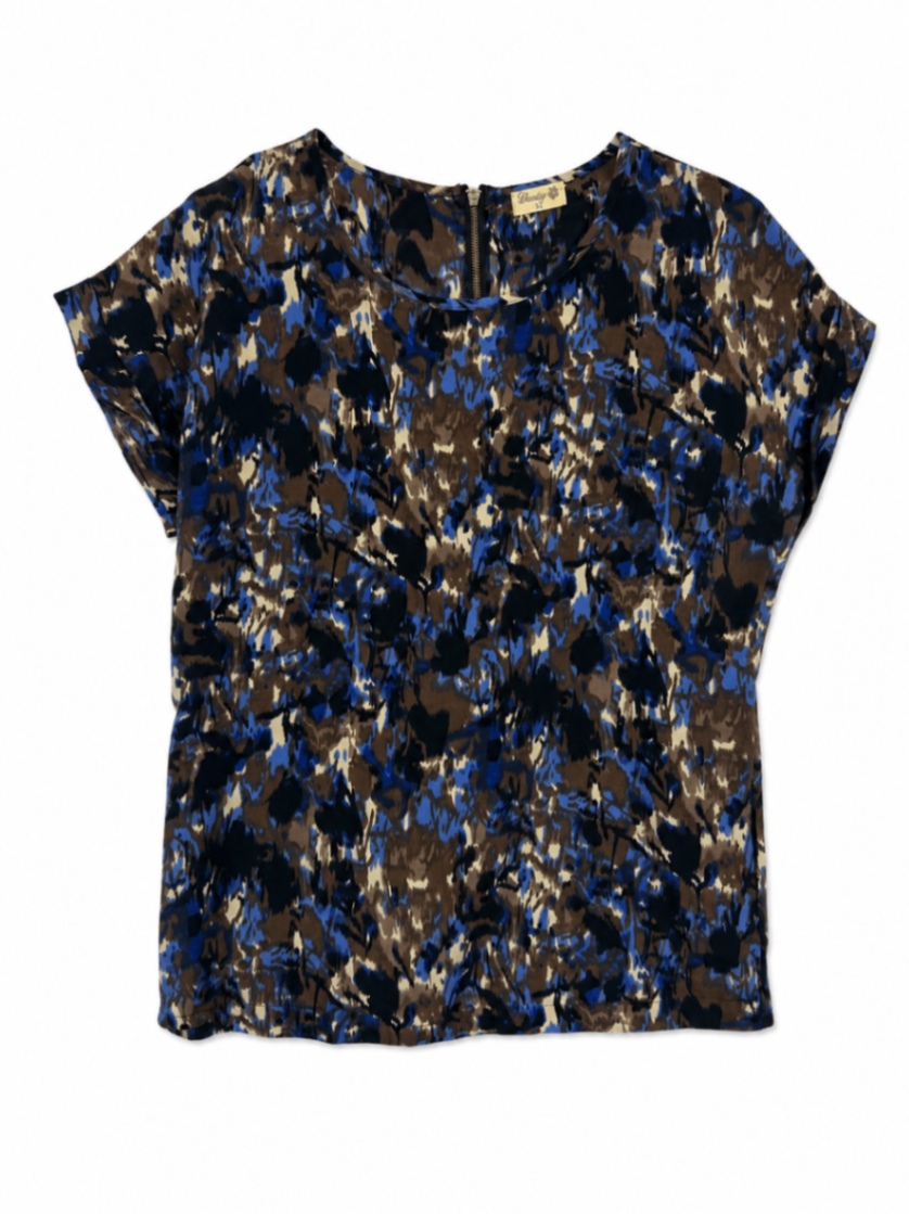 Dainty Blouse No Size Multicolor (Brown, Black, Blue, Cream)