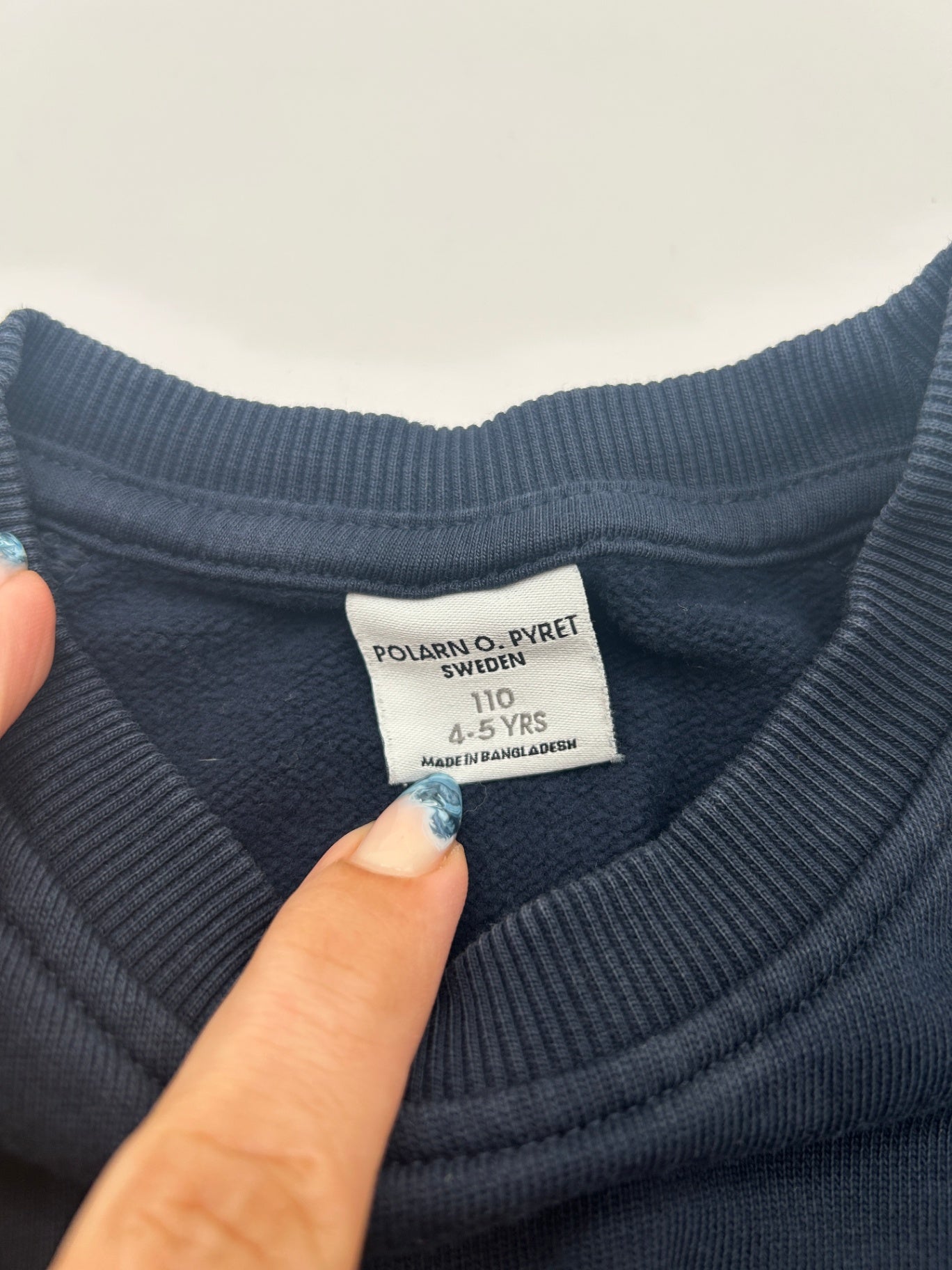 Polarn O. Pyret Sweatshirt 110 Navy