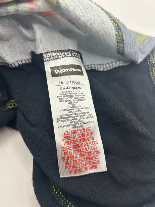 Marvel Pajamas 104/110 Gray, black, green, purple