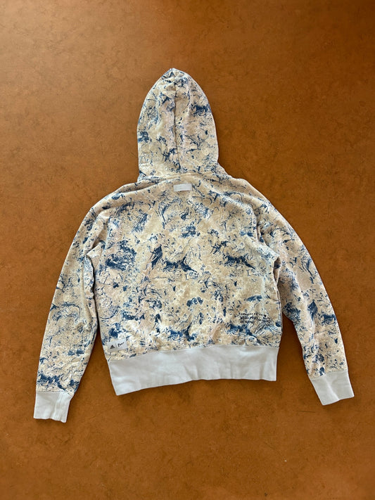 Adidas Parley Hoodie M Beige and navy blue