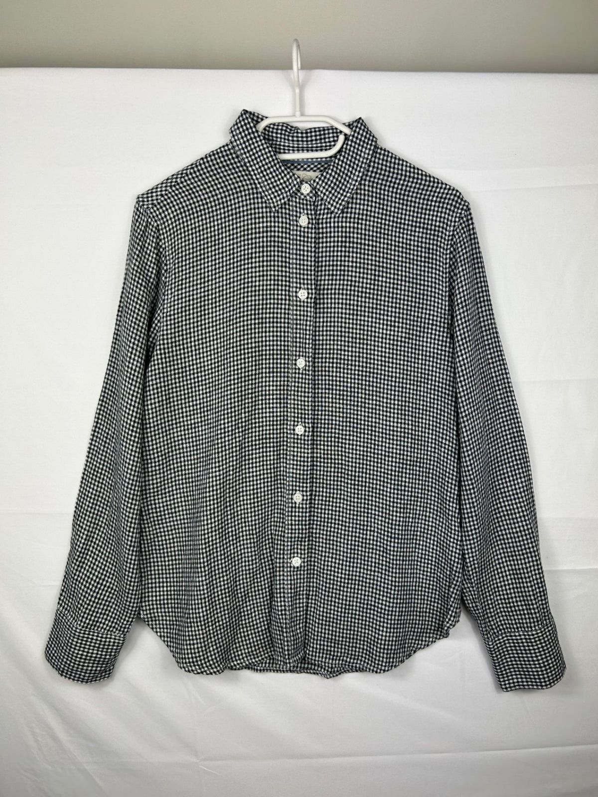 J. Crew Shirt 8 Black and white