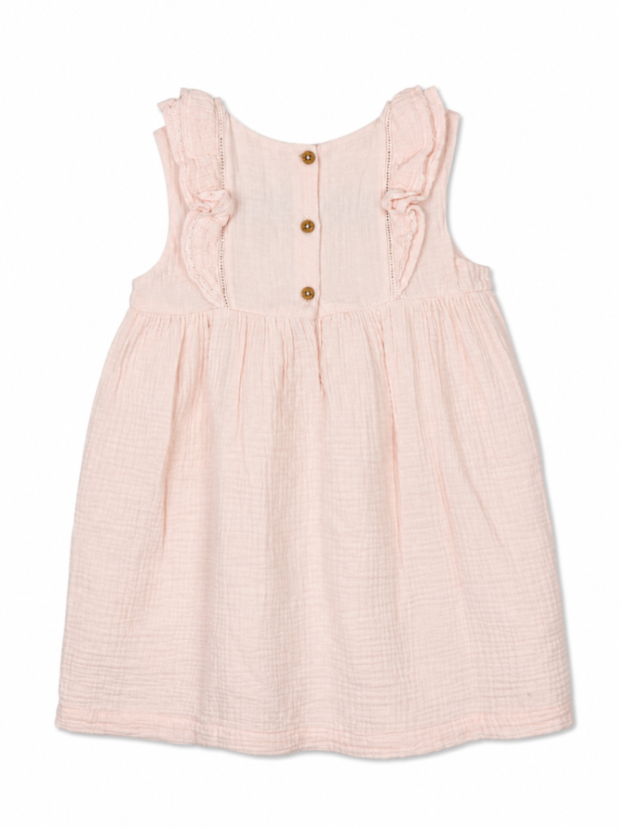 the little white company Dress 2-3 Light Pink