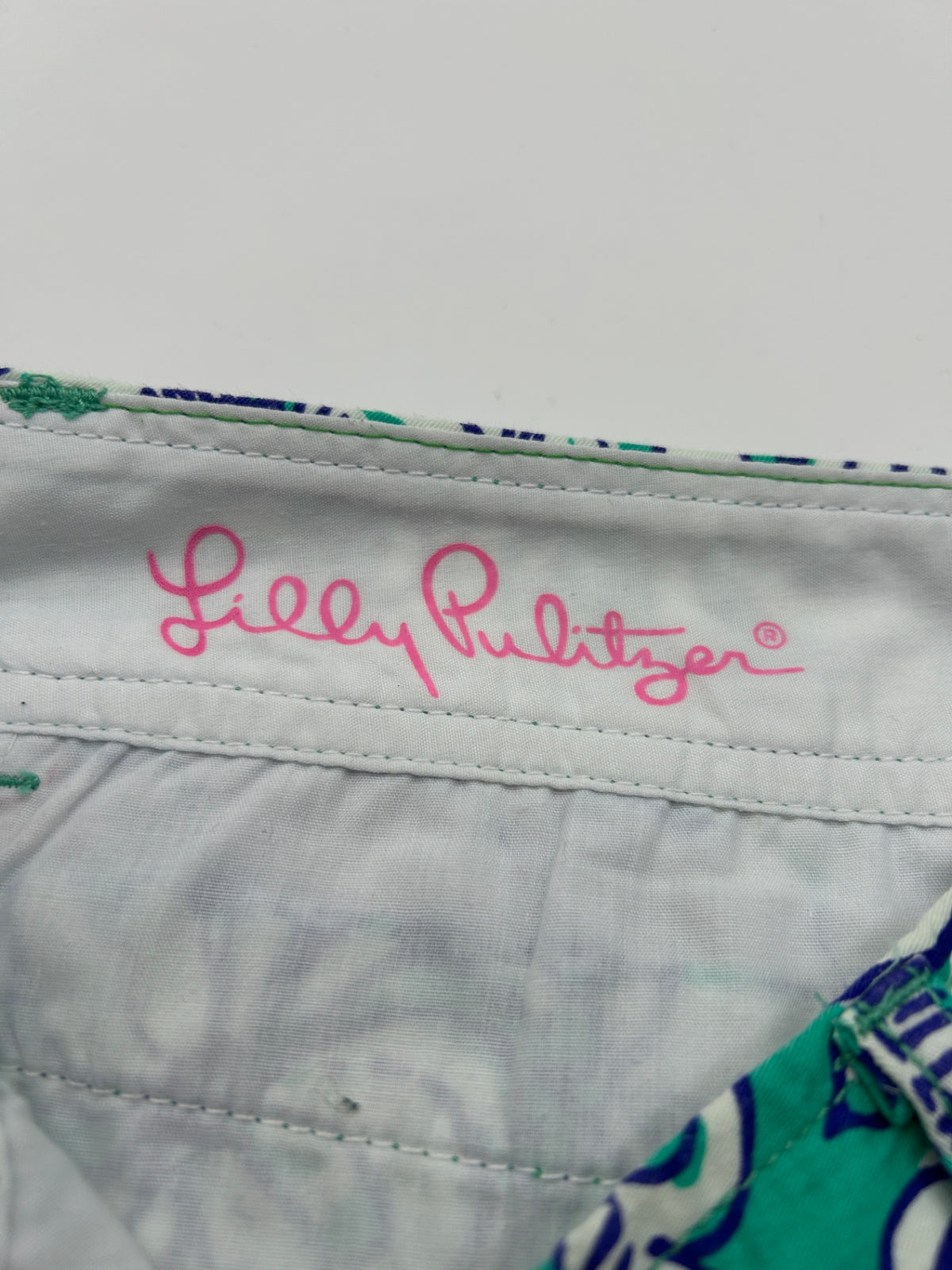 Lilly Pulitzer Shorts 6 Green and navy blue