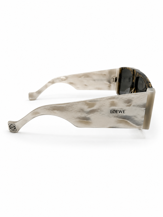 LOEWE Sunglasses One size Tortoiseshell, White, Black