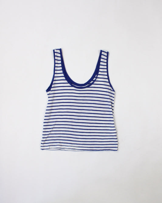 J. Crew T-Shirt M Blue and White