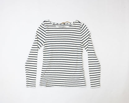 J. Crew - Long Sleeve Top - White - size: M