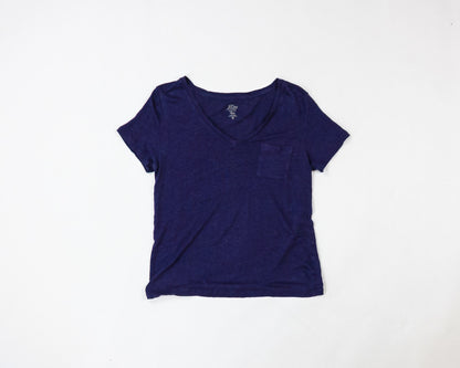 J. Crew - T-Shirt - Purple - size: M