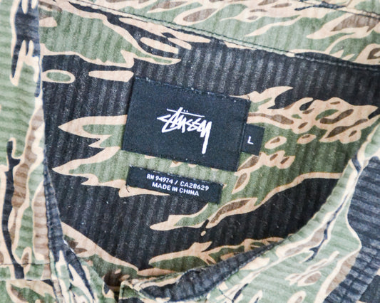 Stussy - Camouflage Shirt - Patterned - size: L