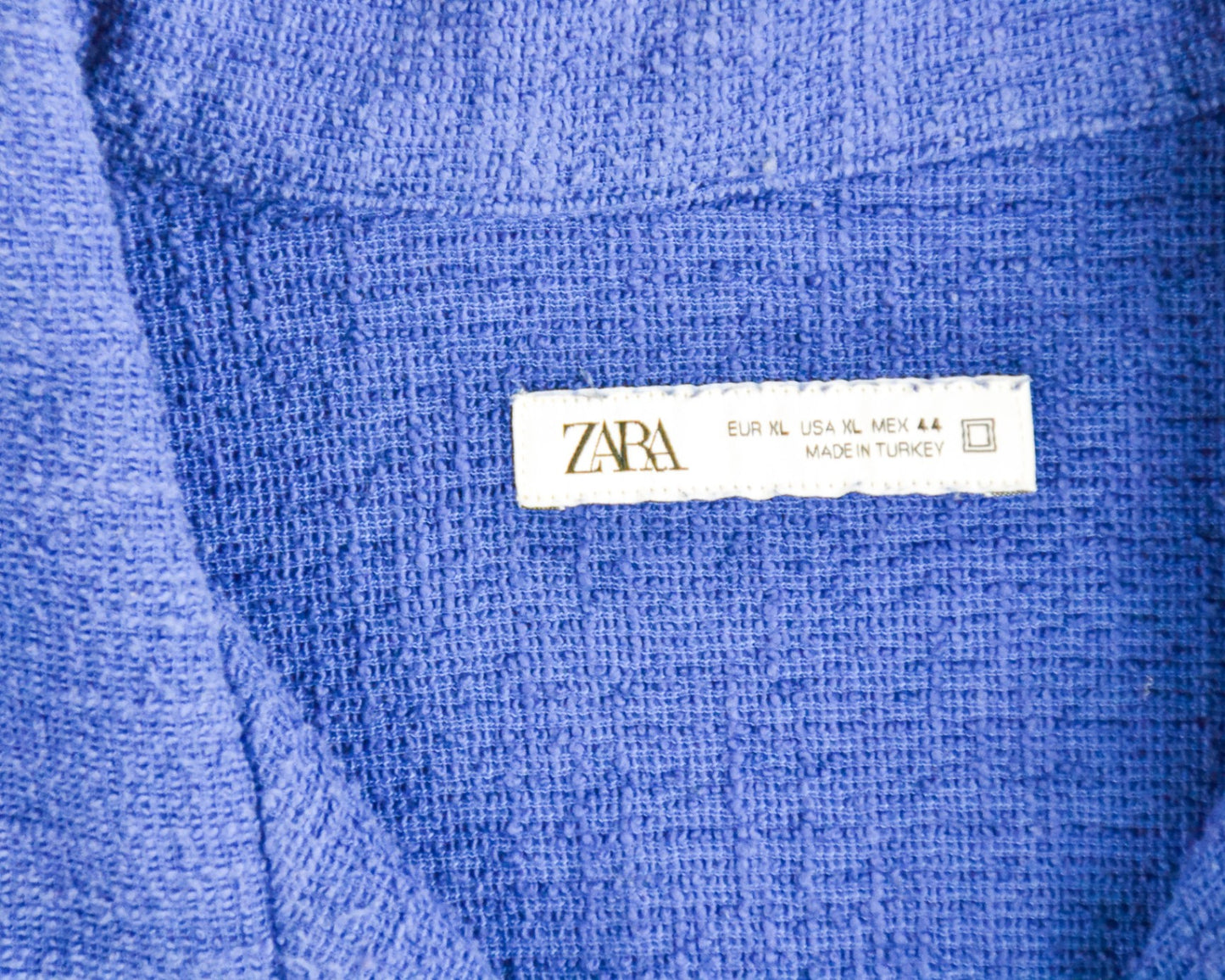 Zara - Shirt - Blue - size: XL
