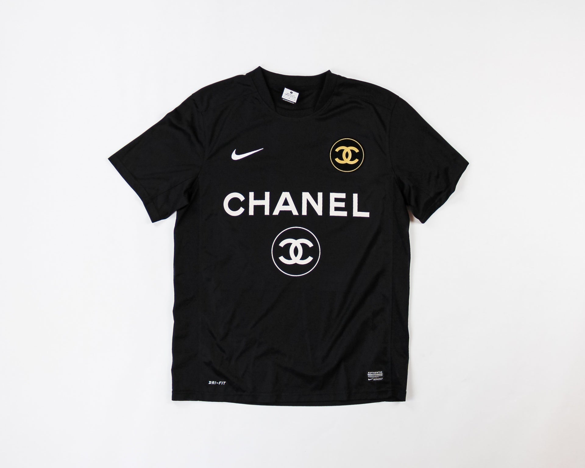 Nike x Chanel Football Jersey L - Large Black