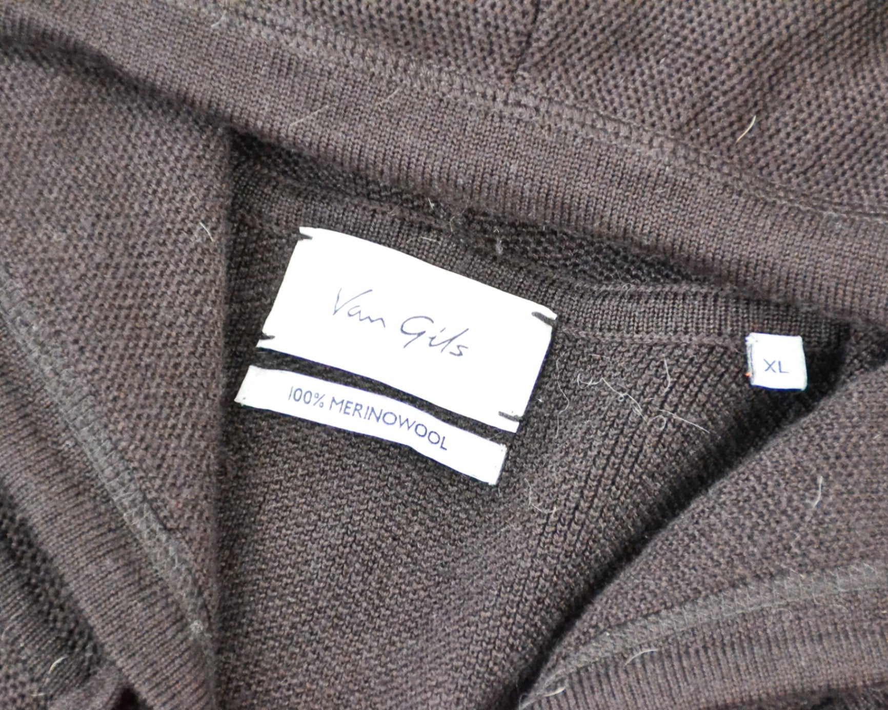 Van Gils - Hoodie - Brown - size: XL