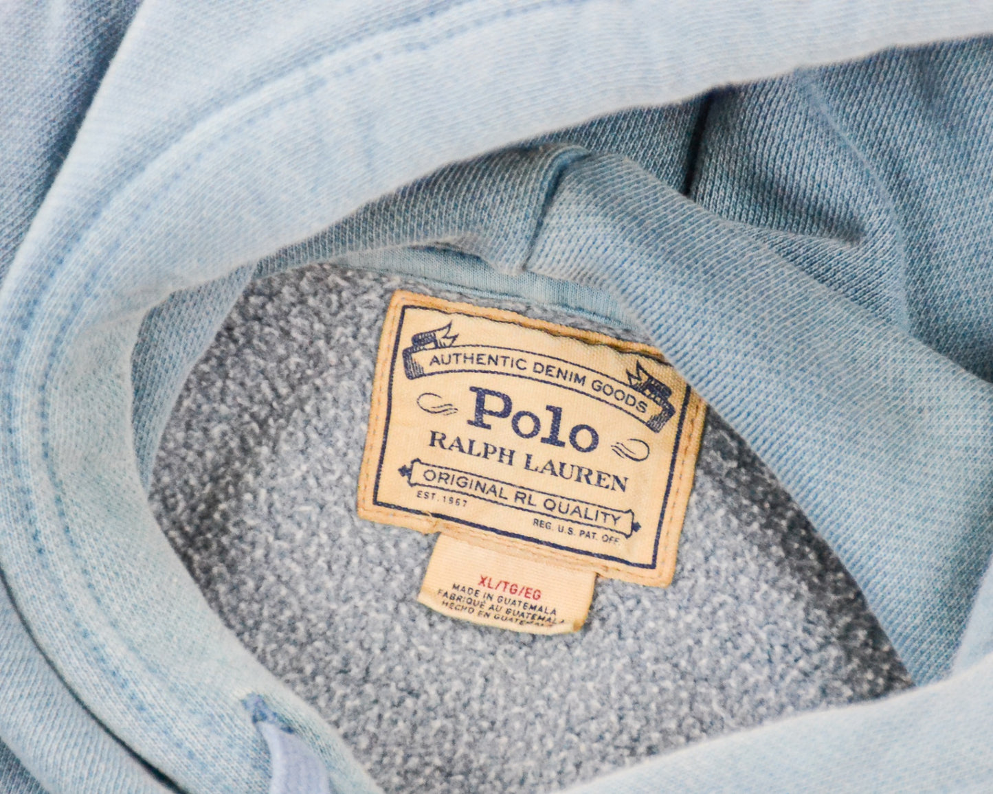 Polo Ralph Lauren - Hoodie - Blue - size: XL