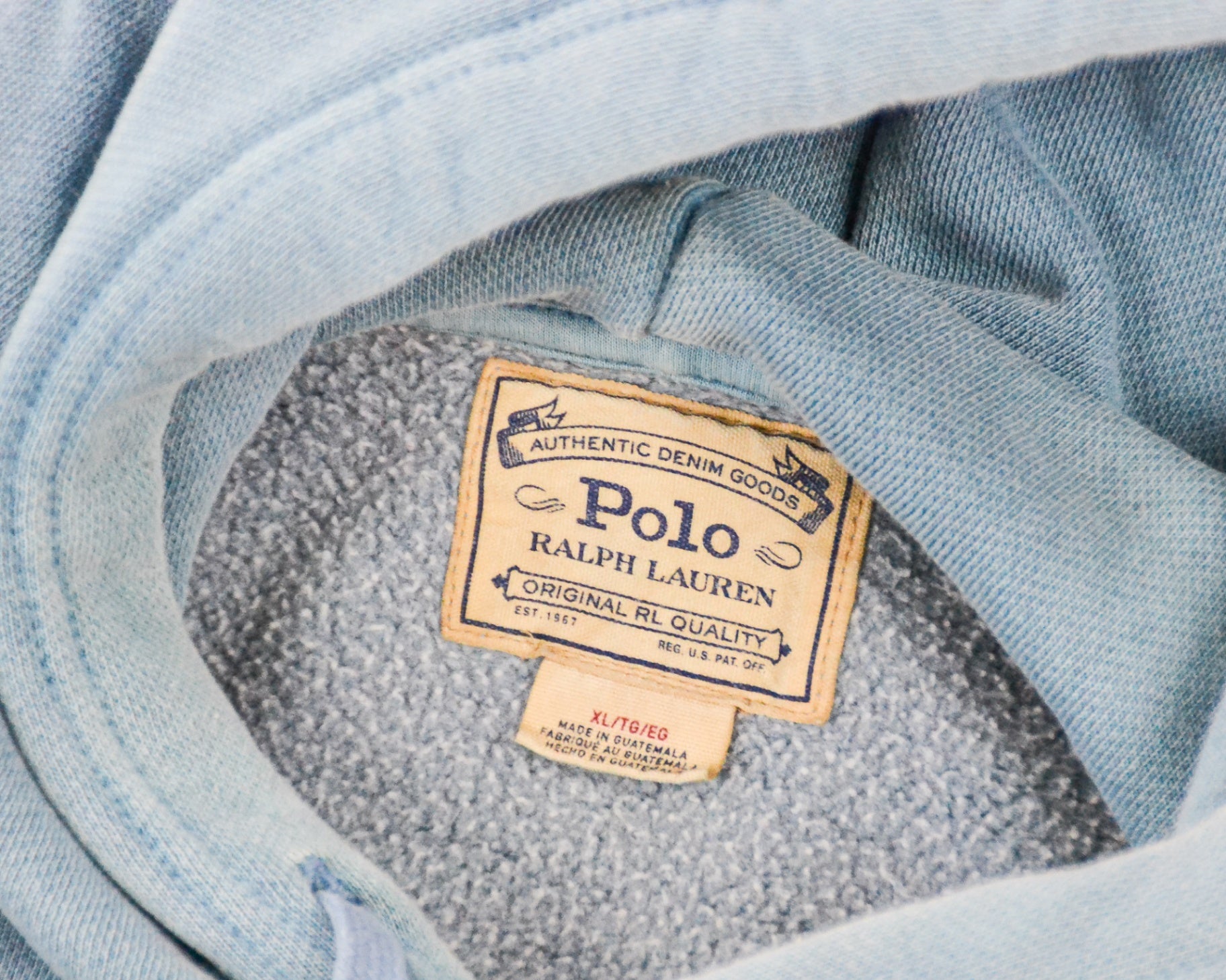 Polo Ralph Lauren - Hoodie - Blue - size: XL
