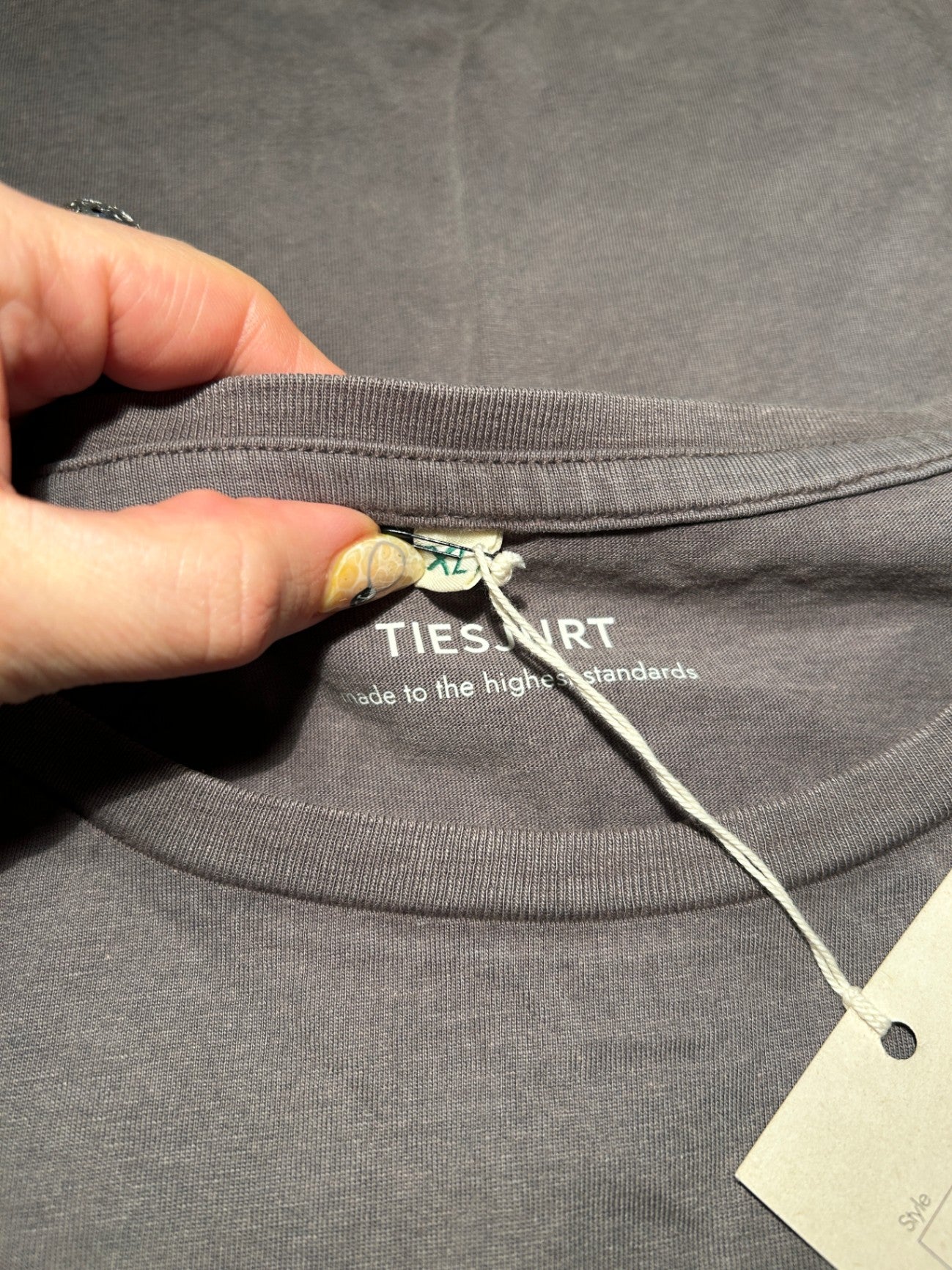 TIESJURT T-Shirt XL Grey