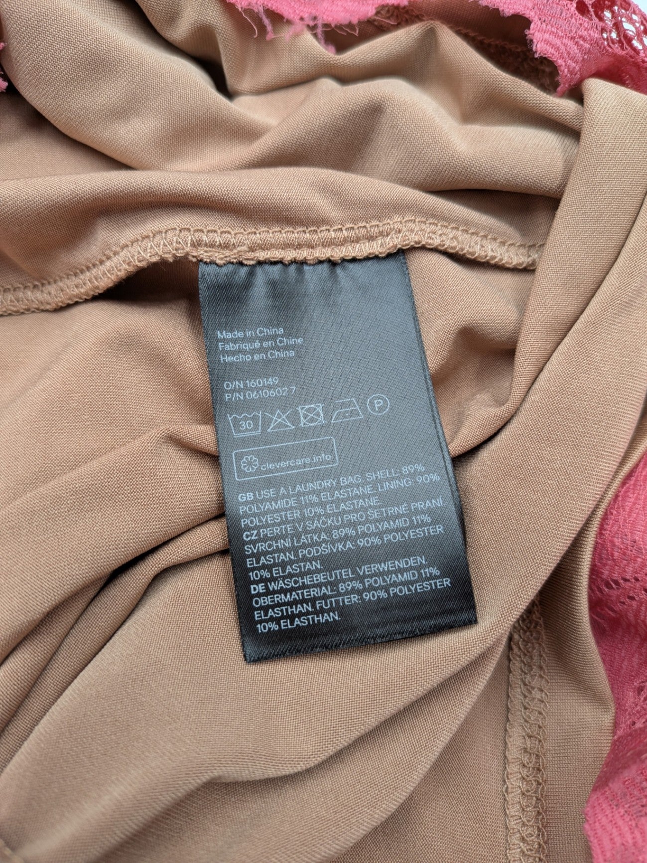 H&M Dress 36 Pink lace dress